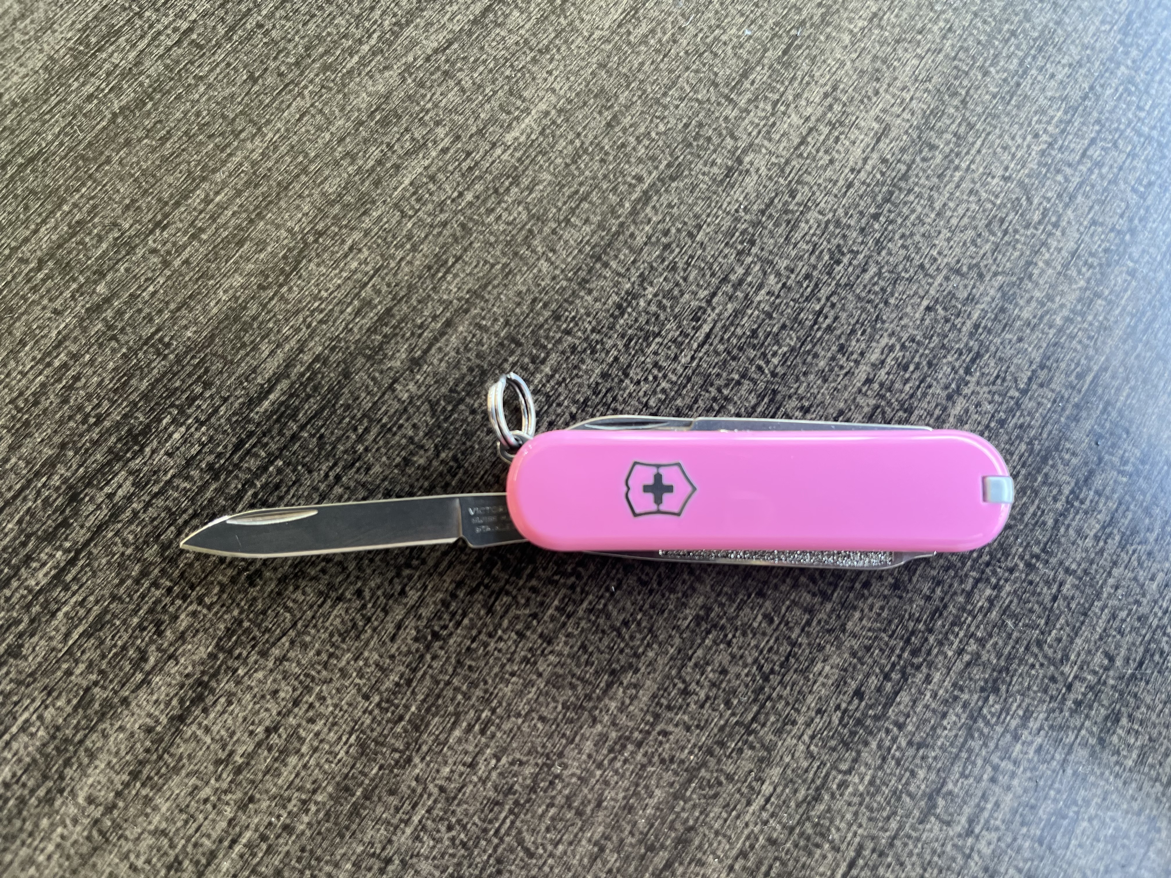 Victorinox Classic SD Swiss Army knife with knife out